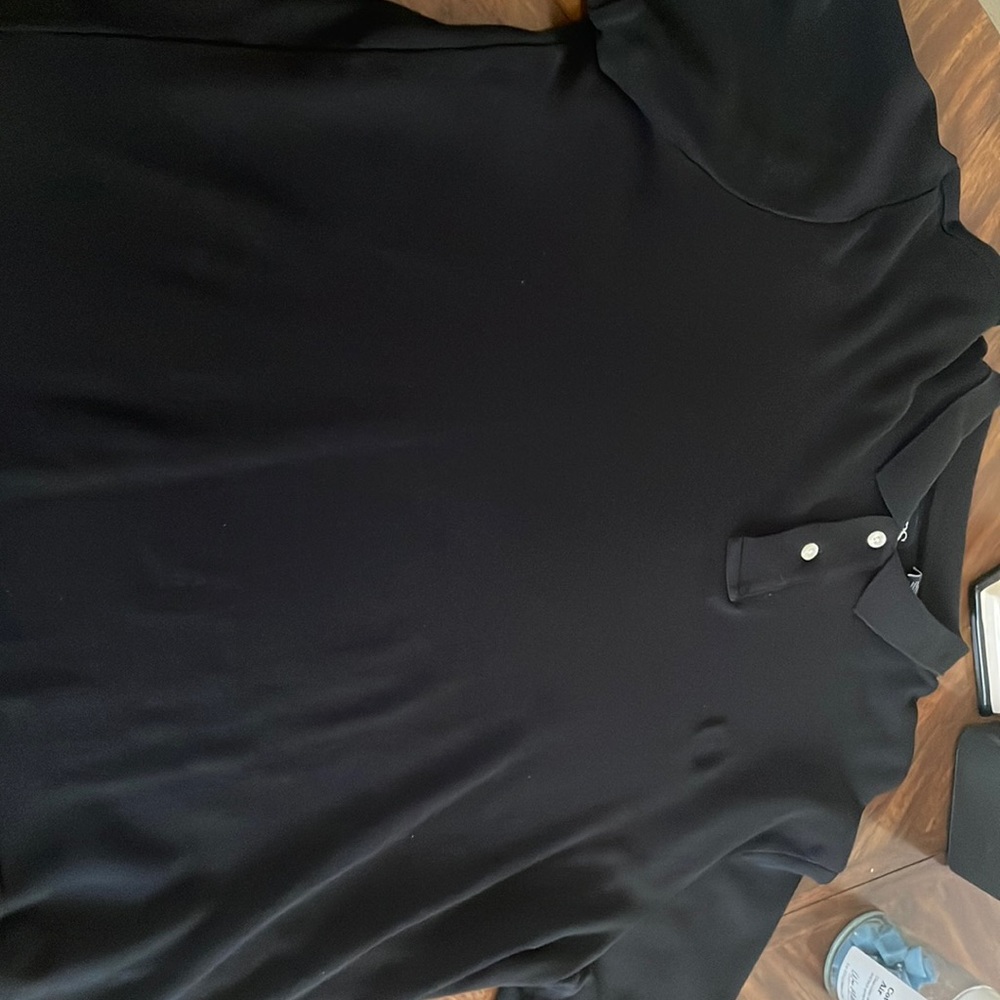 Dressy black polo